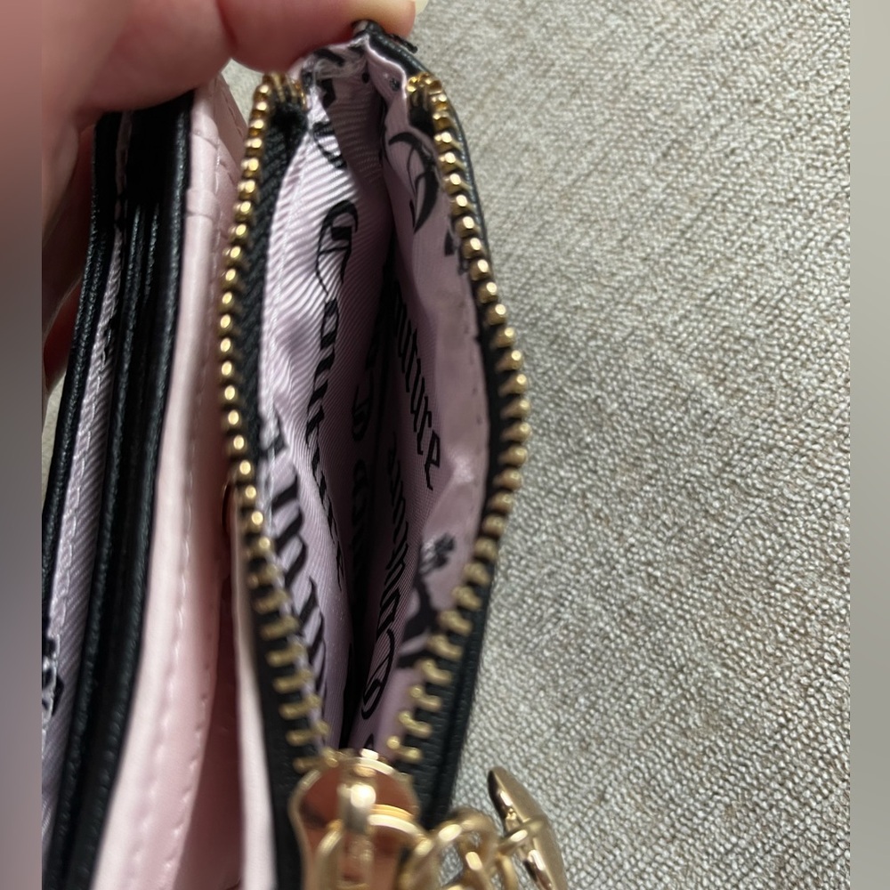 NWOT Juicy Couture Black Small Wallet with Heart Charm. - Picture 11 of 12